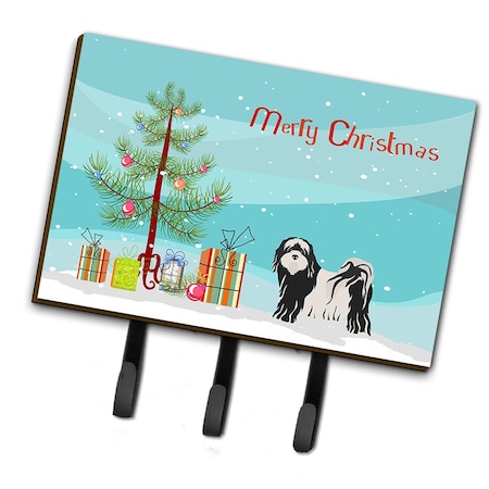 Carolines Treasures Tibetan Terrier Christmas Tree Leash or Key Holder CK3489TH68